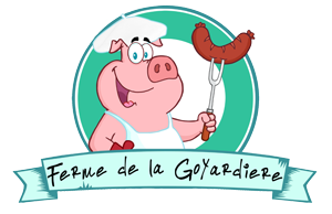 Ferme de la Goyardiere, logo, Corbelin, vente de viande de boeuf et porc